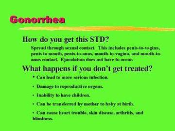 Gonorrhea Also called: The clap